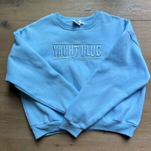 Princess Polly yacht club crewneck sweatshirt Excellent Condition